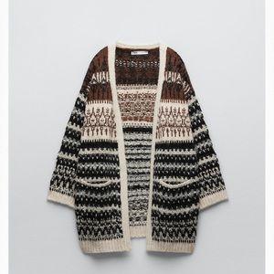 Zara Fair Isle Cardigan